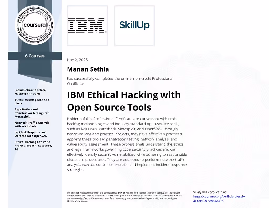 IBM Ethical Hacking